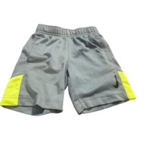 Nike Dry Fit Boys' Grey & Green Shorts (Size 4T)